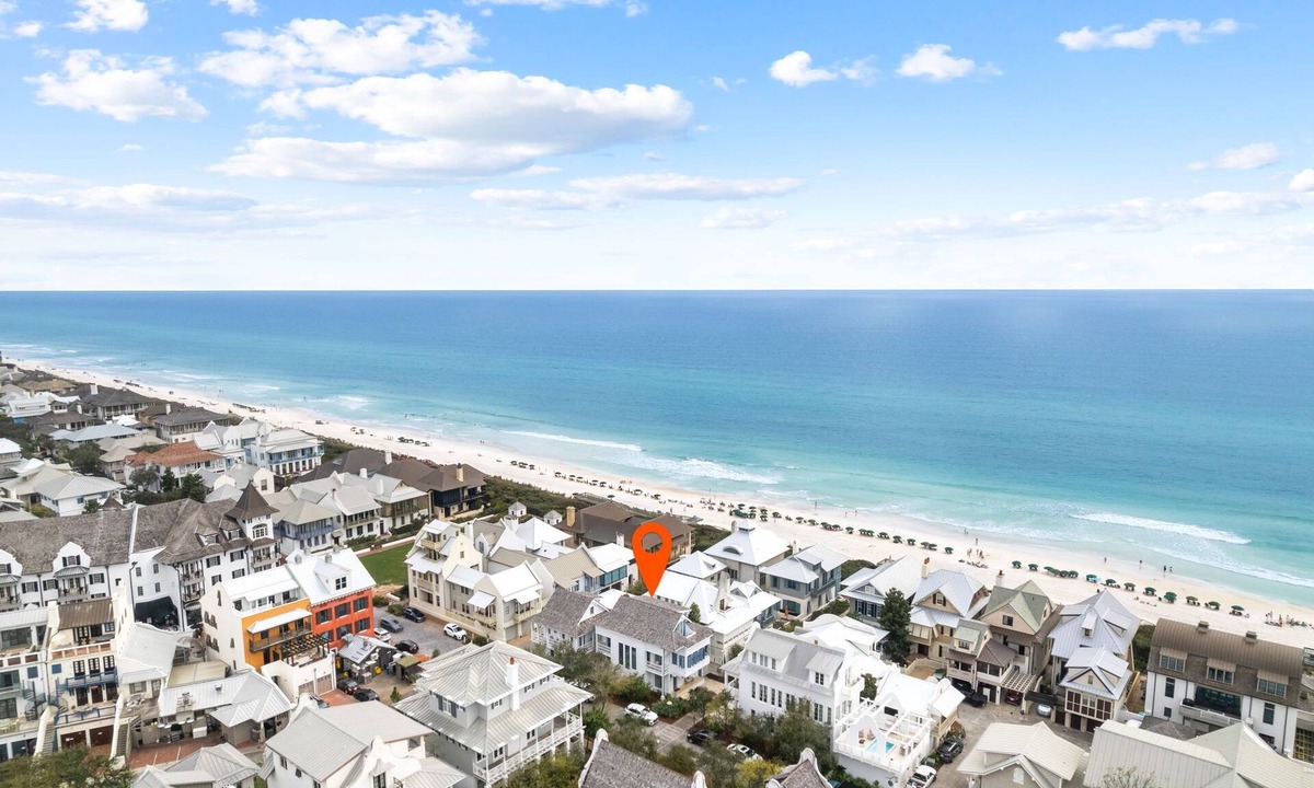 Rosemary Beach Cottage | Providence Carriage in Rosemary Beach, Fully Renovated, 3rd tier from gulf with gulf view