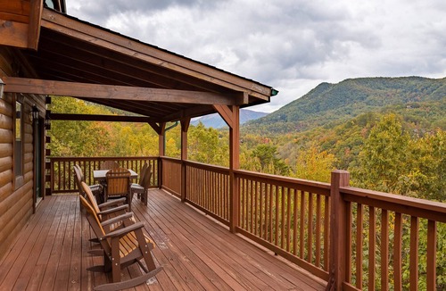 Townsend Cabin | A Majestic View III | Game Room, Hot Tub, Sauna