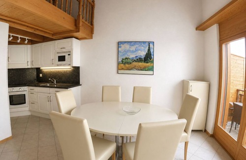 Leukerbad Apartment | Residenz Darianne Leukerbad # 4-bed apartment, Dusche, WC by Interhome