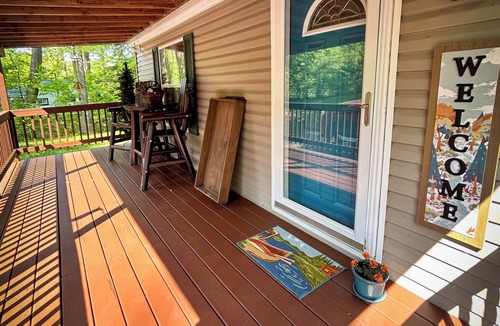 Confluence Cabin | Stream-Front Serenity: Relax with the family at this peaceful place to stay!
