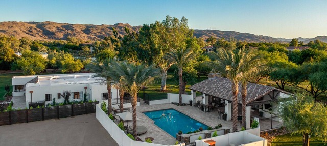 3- Acre Privately Gated Ranch Heated Pool, Outdoor Living in Phoenix