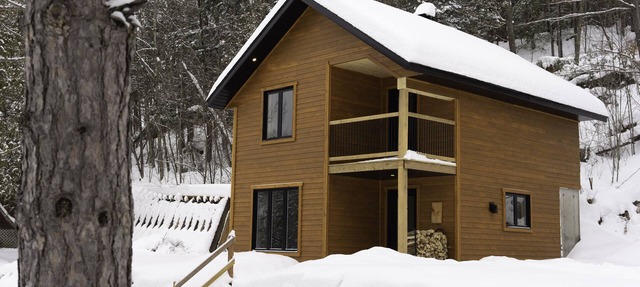 [# 5 The Hare] Rustic chalet by the river. in Bowman
