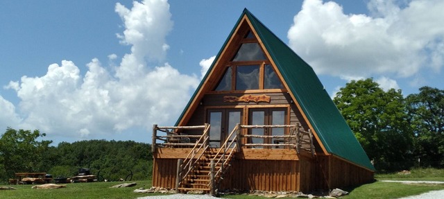 Amazing A frame cabin on RP Ranch- 4 mins from Gilbert & Buffalo National River in Saint Joe