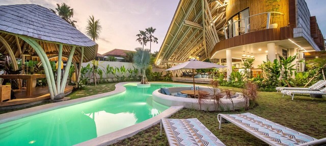 Bamboo Retreat | Private Pool | Fenced Garden in Kerobokan