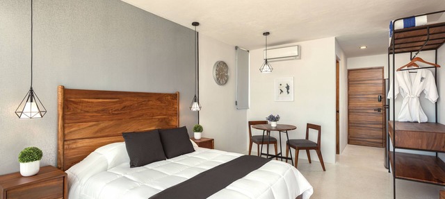 BoHo lofts & studios new modern w/ocean-view pool in Playa del Carmen
