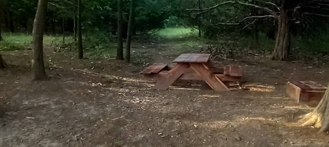 Busy B's Electrified Landing Campsite at B Berry Farms & Co. in Elkland