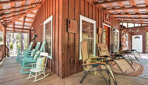 Cabin on Mountain Stream, Surrounded by Forest in Monterey
