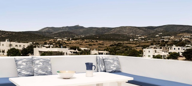 Cavos Paros Boho Rooftop Apt: Sea Views, Yoga Deck in Paros