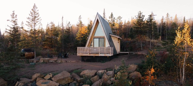 Cliffside A-Frame in Two Harbors
