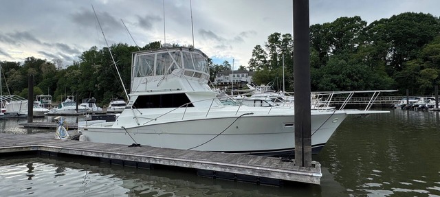 Come stay on our 40 Viking yacht - two bedrooms with restaurant and biking trail in Bear