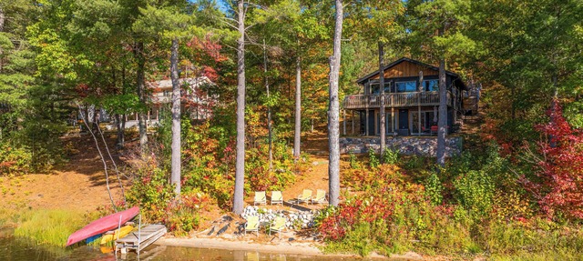 Deck & Fire Pit: Near ATV trails in Gaylord in Gaylord