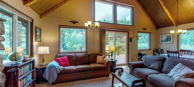 Deck & Mtn Views! Family A-Frame Cabin in Bailey in Bailey