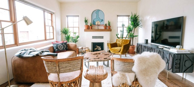 Designer 4BD/3BA AC + Spa in Historic Downtown in Santa Fe