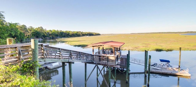Dock & Views! Waterfront Baisden's Bluff Home in Eulonia
