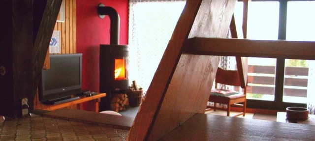 Ferienhaus auf drei Ebenen mit 2 Schlafebenen und Balkon in Freyung