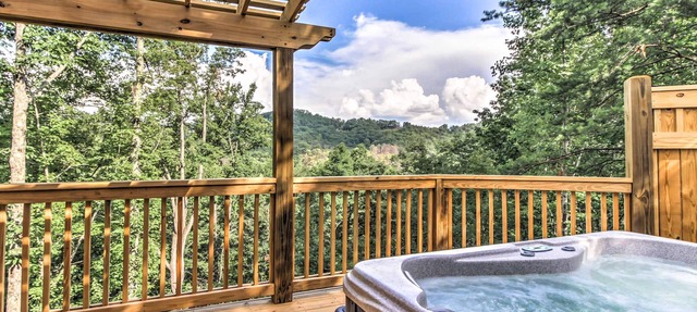 Hot Tub & Loft: Mountain-View Sevierville Cabin in Sevierville