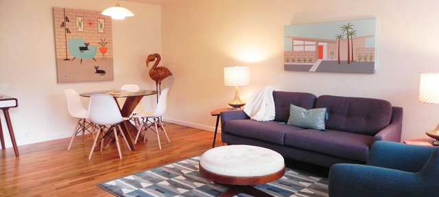 Mid-Century Mod 2-Bdrm Apartment/2 Miles to UO/Near Restaurants & Shops in Eugene