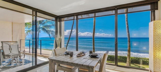 Modern 1 bedroom suite. Ceiling to floor UNOBSTRUCTED ocean views! in Lahaina