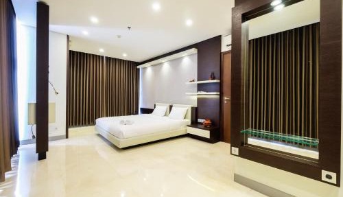 Modern Elegant Design 2BR L'Avenue Apartment By Travelio in Jakarta