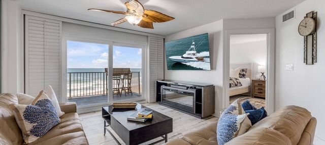 NEW listing! Direct Oceanfront 2/2 | Fully Updated | Heated Pool & Garage Parking in Ormond Beach