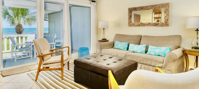 Oceanfront: 607 Surf Villas at Sawgrass Beach Club Near TPC & Mayo Clinic in Ponte Vedra Beach