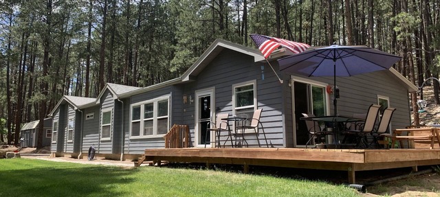 Peace and privacy await among the towering Pine Trees. in Bayfield