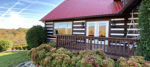 Red-Roof Cabin Suite with Hot Tub & Blue Ridge Views! in Lowgap
