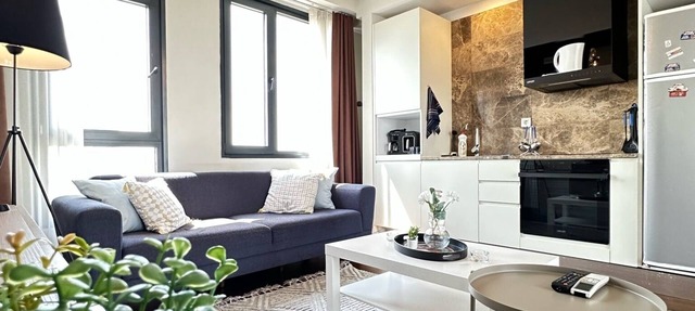 Relaxing 1BR 2BA Apt w/Free Wi-fi, AC & Washer in Istanbul