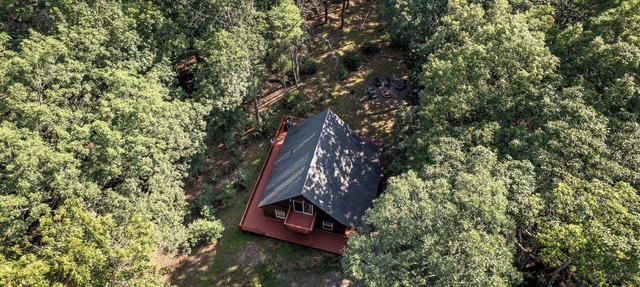 Remote Cabin Surrounded by Wilderness in Mathias