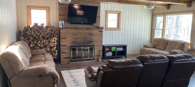 Secluded lake property next to the best mountain biking trails in Minnesota in Merrifield