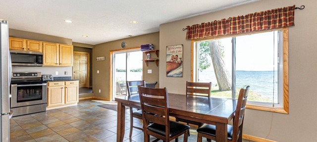 Spacious Duplex on Sandy, Private Beach! 5 Bedroom - 3.5 Bath MN Lake Cabin in Pelican Rapids