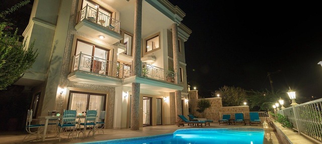 Stunning 3 storey villa with beautiful views over Kalkan Bay .Heated Pool . in Kalkan