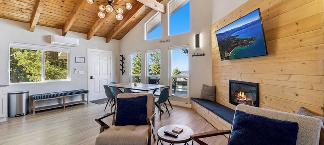 Tahoe Mountain Condo with Tree Filtered Lake Views. in Stateline