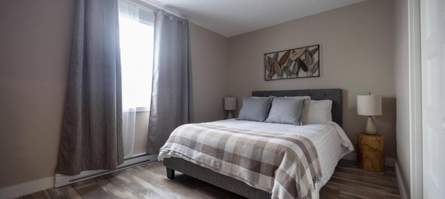 Two-bedroom flat + sofa bed in the city centre (Le Court-toit) in Rouyn-Noranda