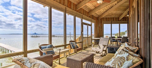 Waterfront Home on Perdido Bay: Private Dock, View in Elberta