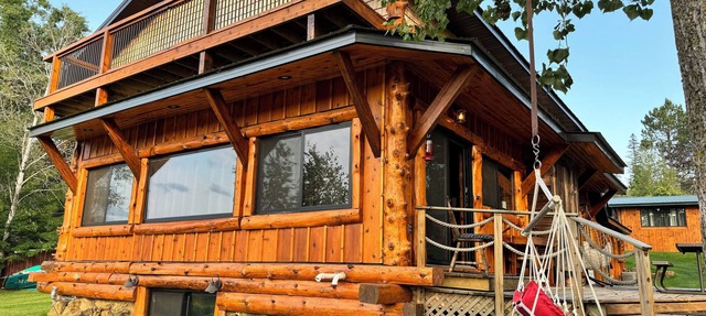 Welcome to Shangri-Lodge.! Your 2 cabin retreat on a family friendly lake. in Willow River