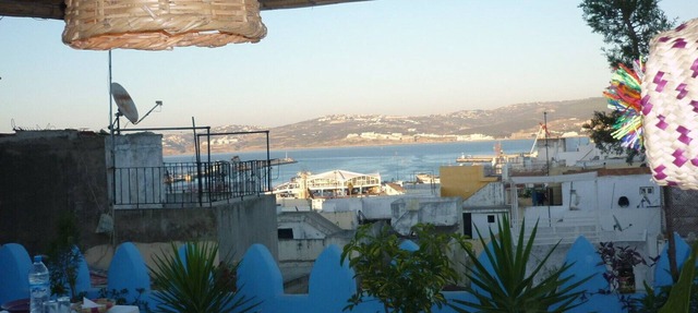 Wonderful large 3 bed town house with stunning roof terrace + sea view in Kasbah in Tangiers