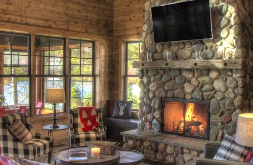 Crosslake Cabin | Modern Rustic Cabin-Includes Pontoon Boat & Sunsets on Fantastic Lakeside Porch!