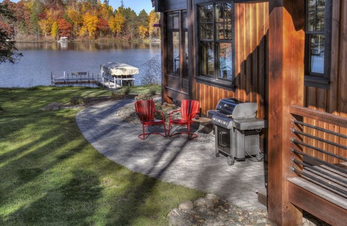 Crosslake Cabin | Modern Rustic Cabin-Includes Pontoon Boat & Sunsets on Fantastic Lakeside Porch!