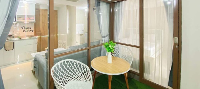 Homey and Nice 1BR at LRT City Jatibening Apartment in Bekasi