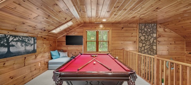 Among the Trees - Valle Crucis Cabin with hot tub, Pool Table, Pond, Fire pit in Vilas