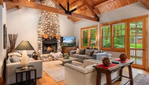Abode at Riverstone private hot tub Jackson Hole Mountain Resort in Teton Village